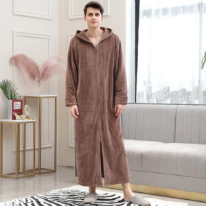 Brown Dressing Gown for Men