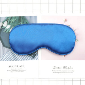 Blue Satin Sleep Mask