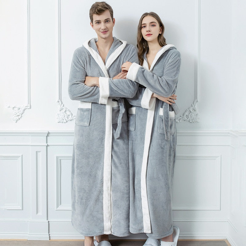 Flannel Bathrobe for Men 3 Flannel Bathrobe for Men - Image 3