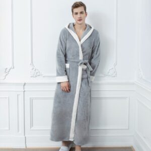 Flannel Bathrobe for Men