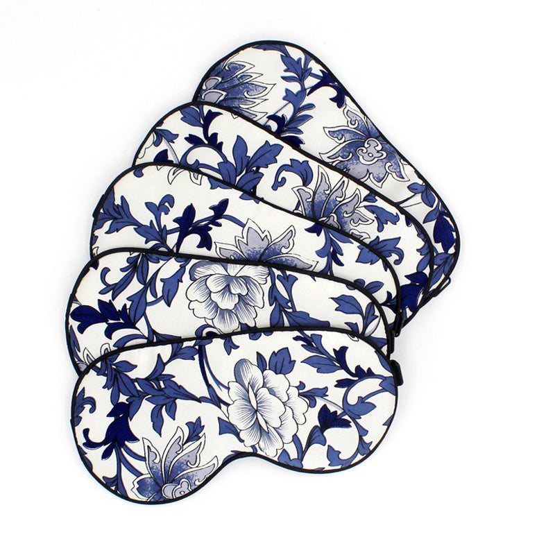 Blue Printed Sleep Mask 2 Blue Printed Sleep Mask - Image 2