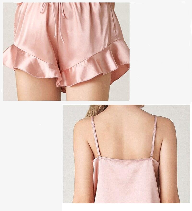 Pink Short Pyjama Set for Women 3 Pink Short Pyjama Set for Women - Image 3