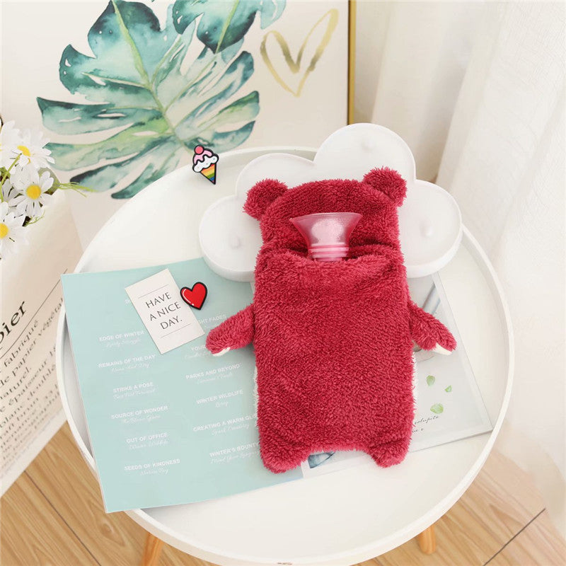 Plush Bear Motif Hot Water Bottle 3 Plush Bear Motif Hot Water Bottle - Image 3