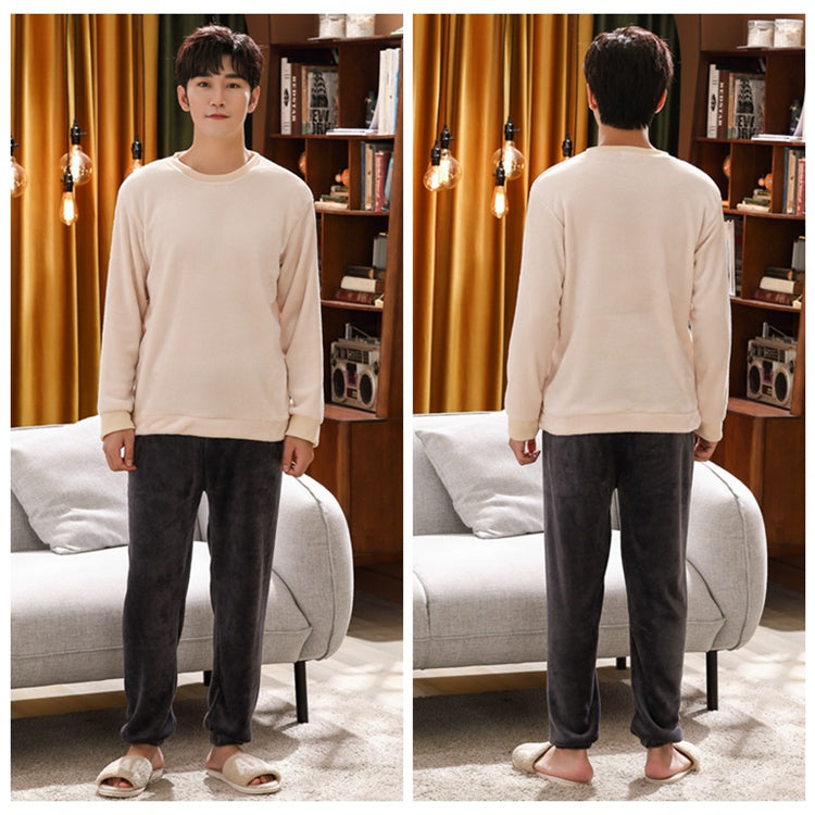 Winter-Weight Fleece Pyjama Set for Men 3 Winter-Weight Fleece Pyjama Set for Men - Image 3
